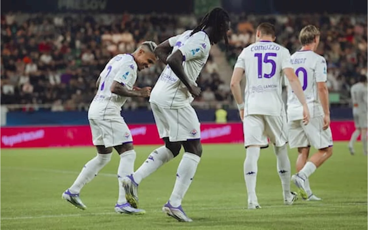 Kean, gol e rosso: la Viola batte il Polissya 3-0