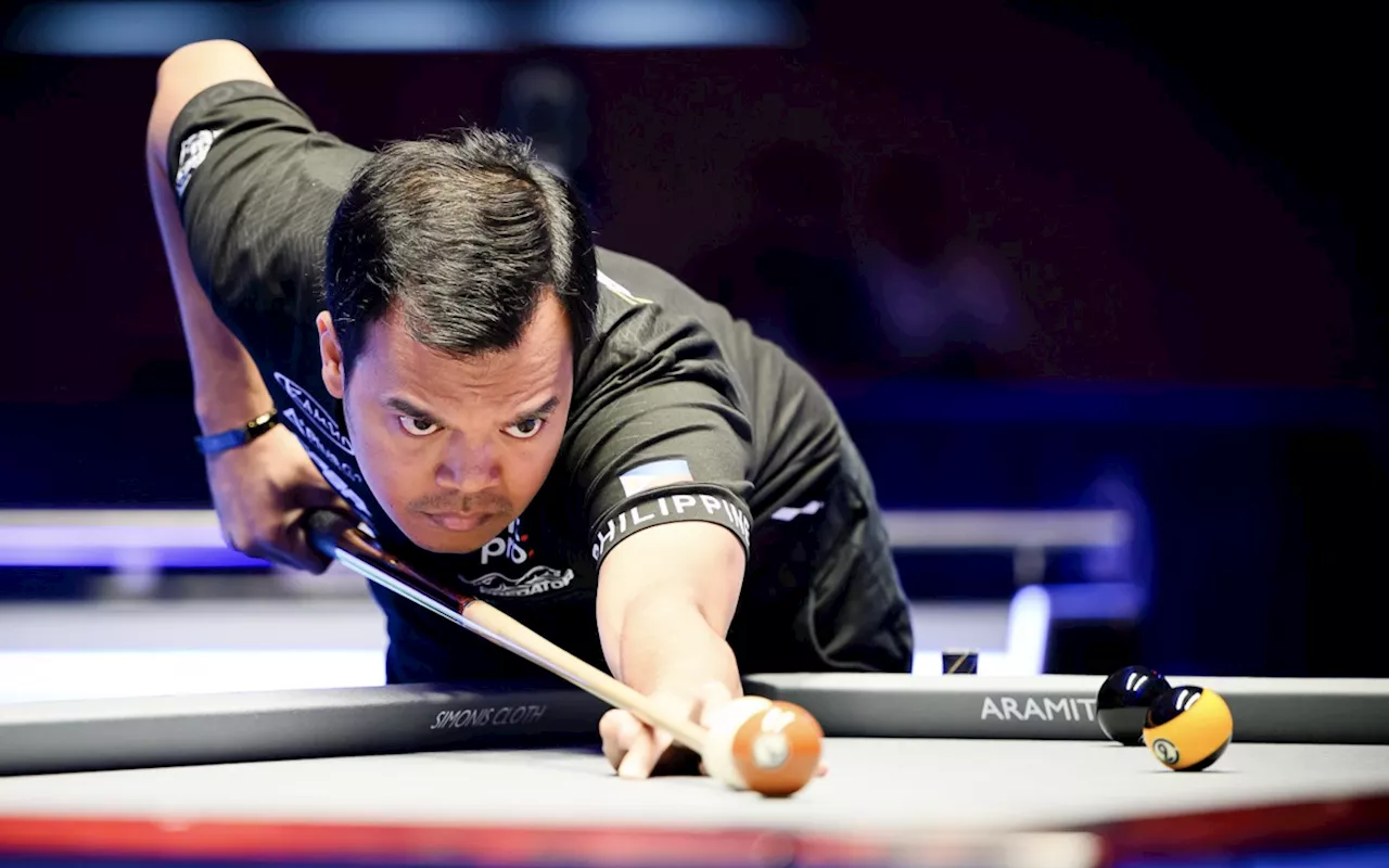 Biado, 8 other Filipino cue masters enter US Open knockout stage