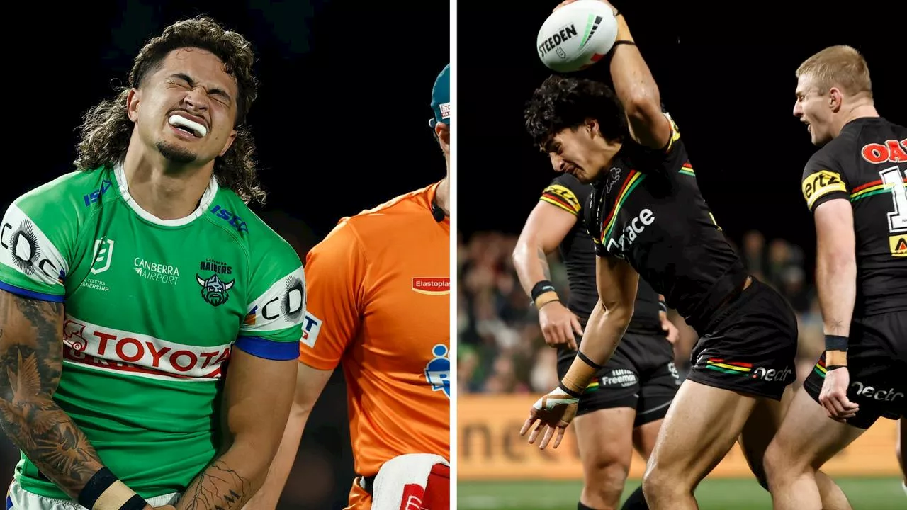 LIVE NRL: McLean’s classy double as Panthers lead Raiders amid injury blow