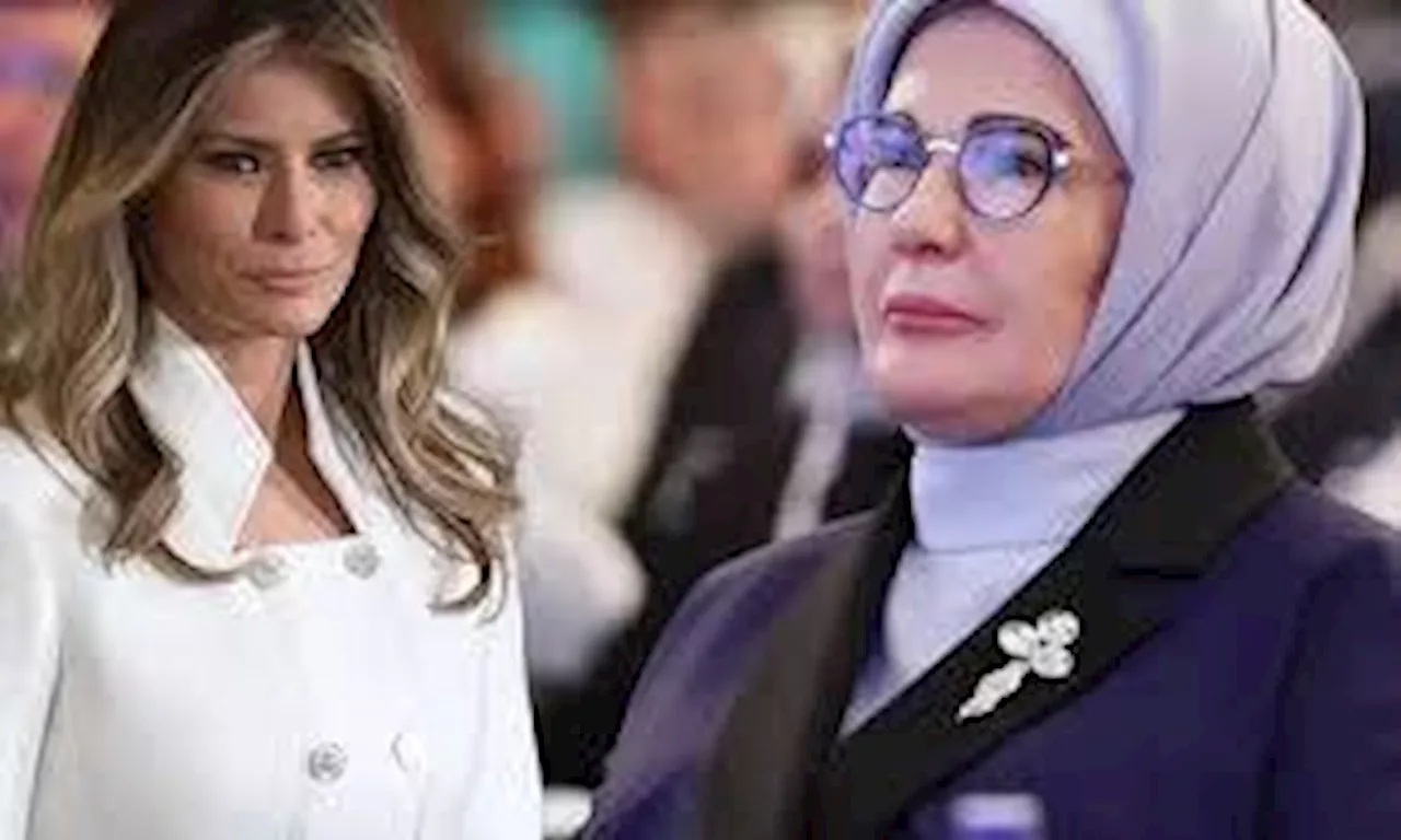 Erdogan's wife calls on Melania Trump to speak up for Gaza's children