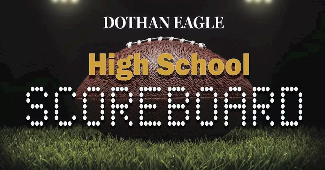 Football scores from throughout the state