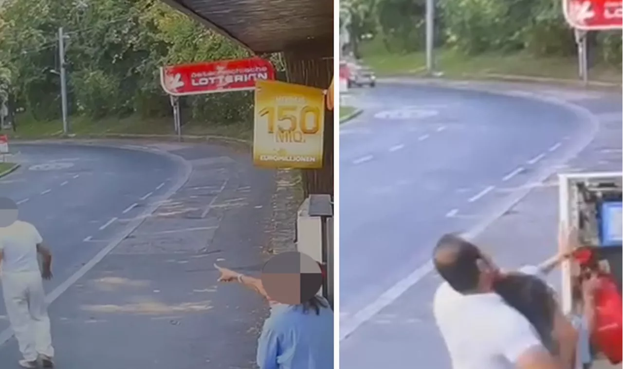  Schockmoment! Kunde überfällt Wiener Trafikantin