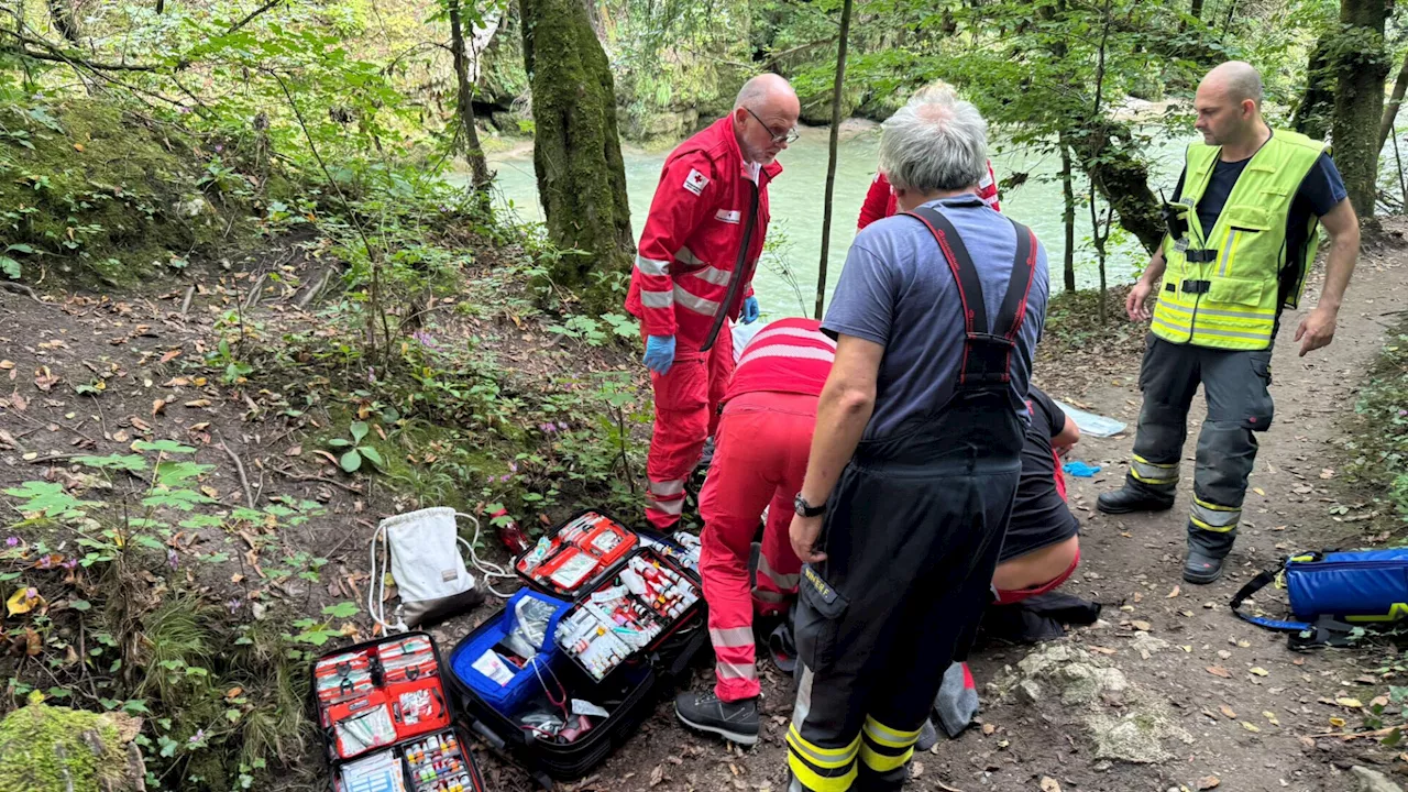 Erlaufschlucht: Frau nach medizinischem Notfall gerettet