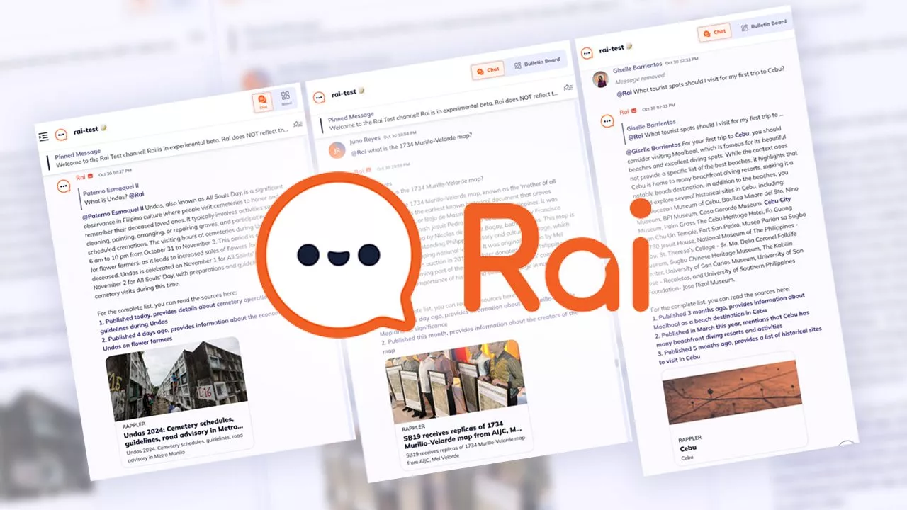 Rappler’s ‘Rai’ chatbot featured in GIJN report on AI use for reporting