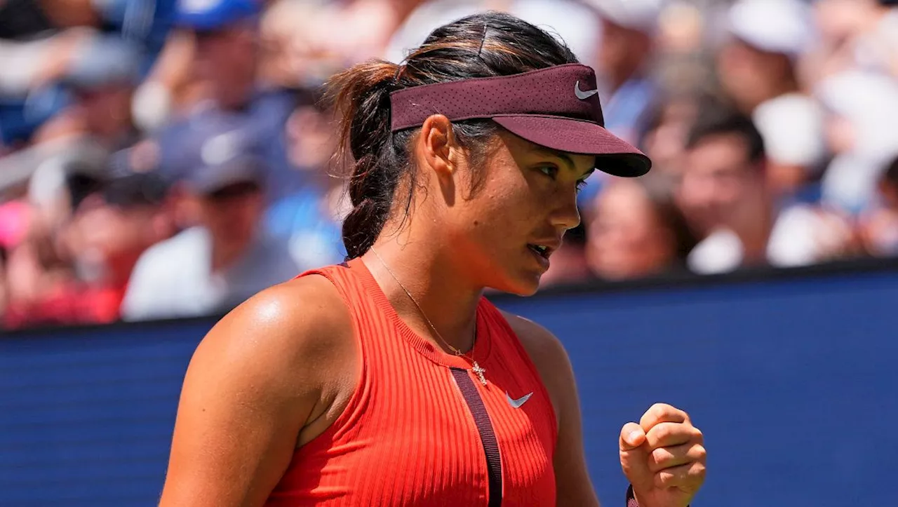 Emma Raducanu logra primera victoria en un US Open desde su título en 2021
