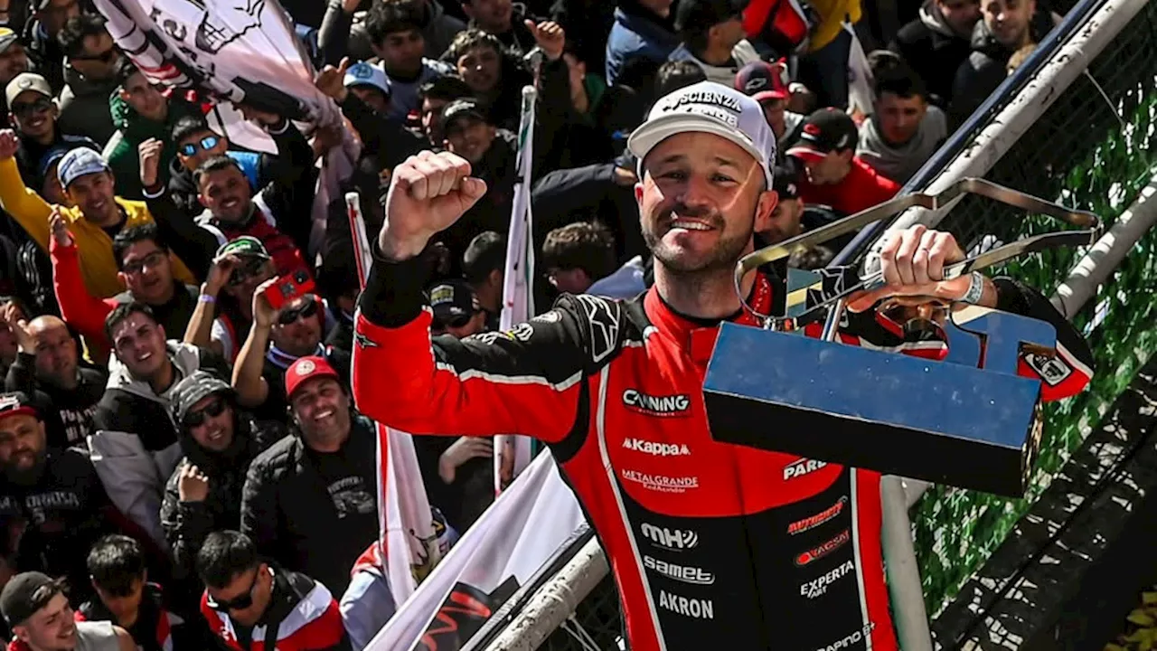 TC: Canapino ganó y celebró con su gente en Buenos Aires