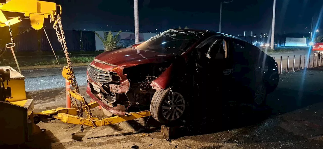 SRP barrier gidaro sa awto; drayber nakainom, angol