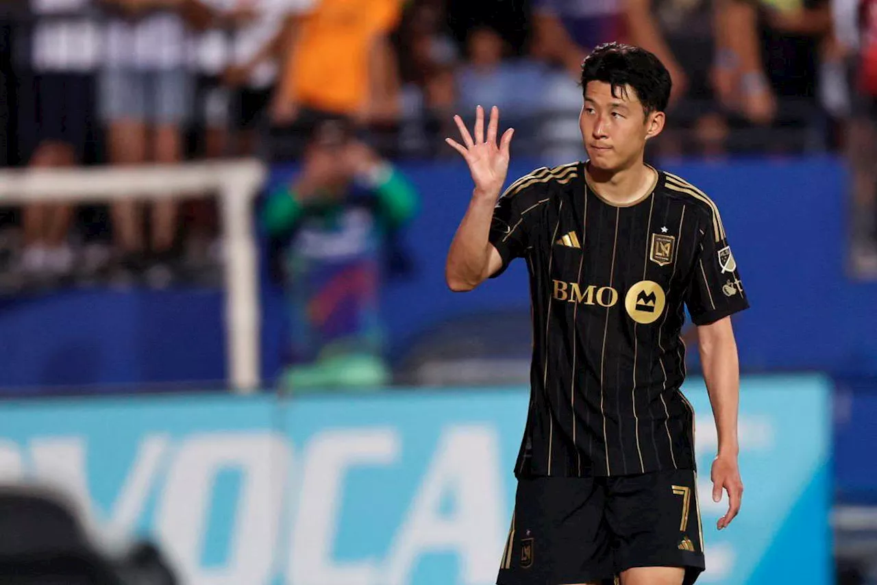 Son Heung-min scores first MLS goal in LAFC’s 1-1 draw with Dallas