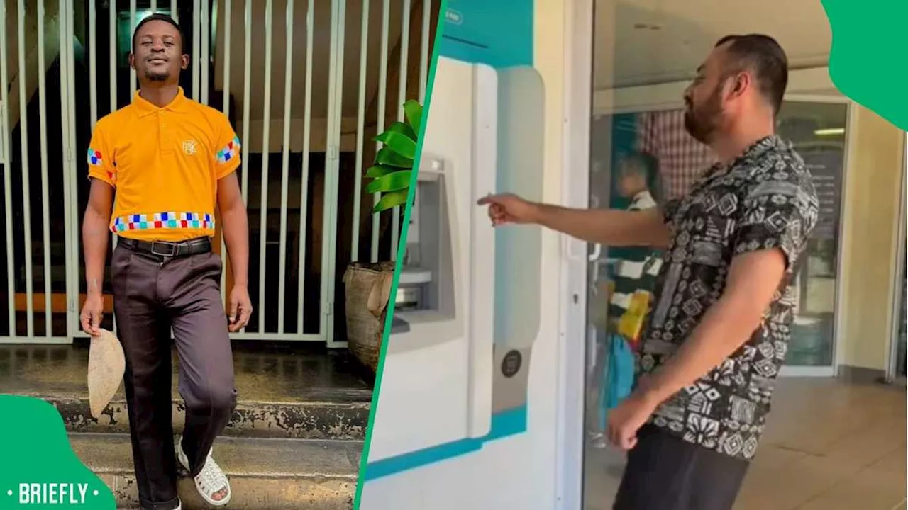 “Give This Guy a Bells”: Asian Gent Vibing in Front of an ATM Goes Viral and Has Mzansi Dancing