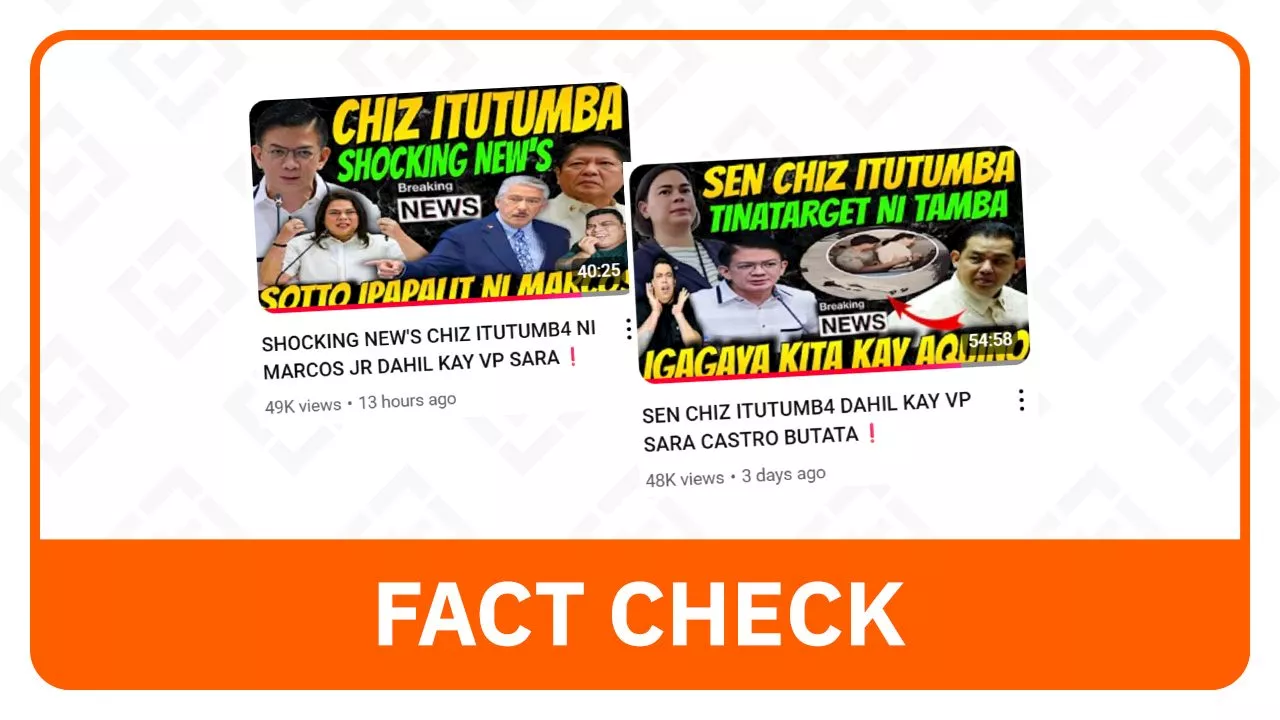 FACT CHECK: Chiz Escudero not being impeached