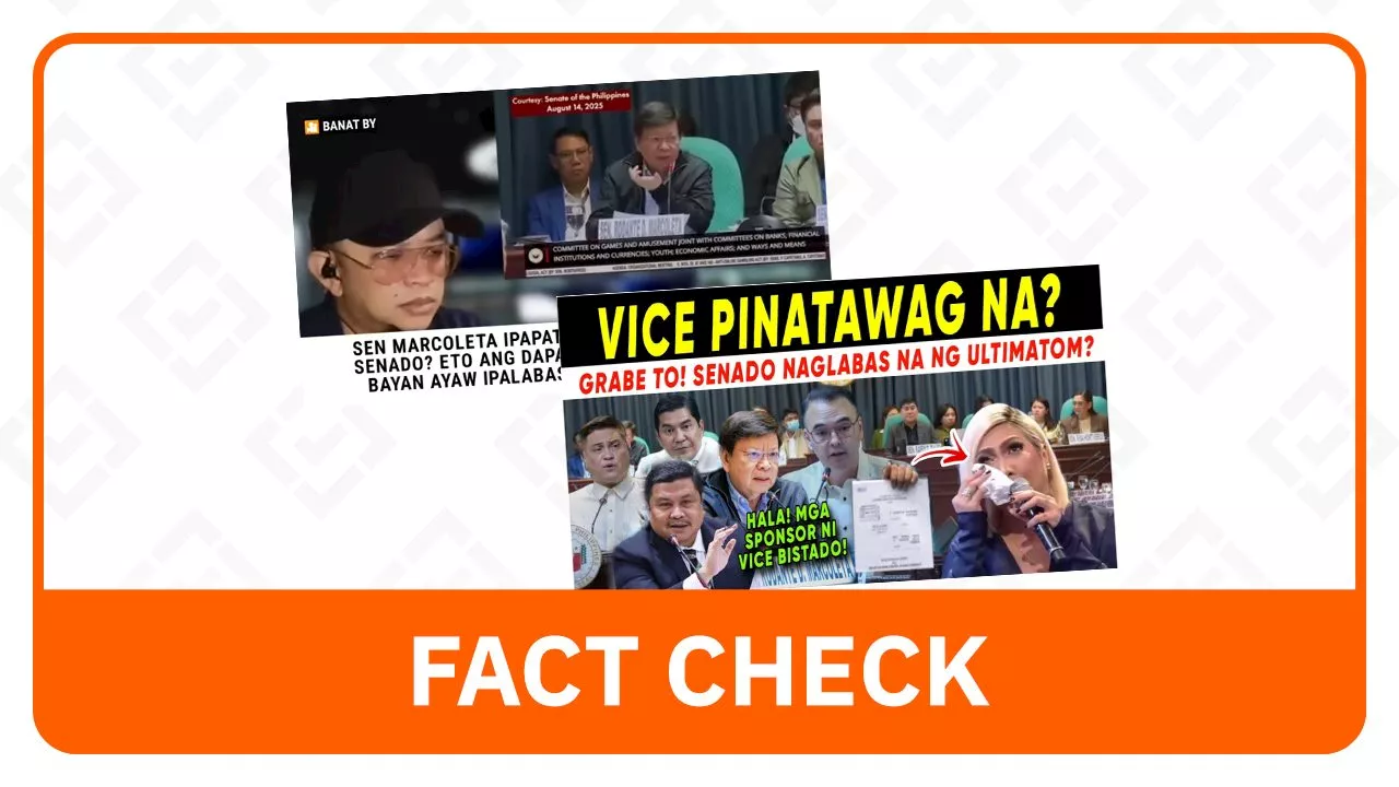 FACT CHECK: Vice Ganda not summoned by Senate over ‘jet ski holiday’ joke