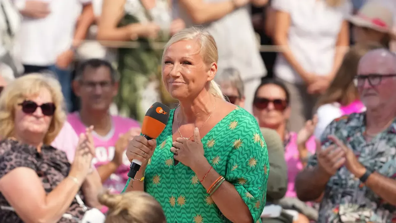 ZDF Fernsehgarten: Andrea Kiewel unterbricht Live-Sendung wegen Stefan Mross