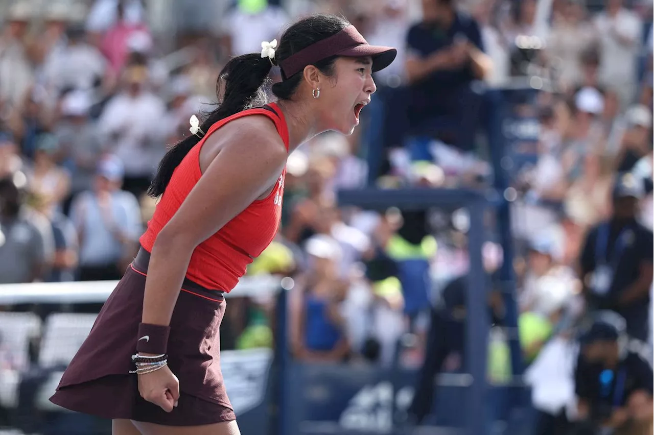 Tennis prodigy Eala advances at Flushing Meadows in a Grand Slam first for the Philippines