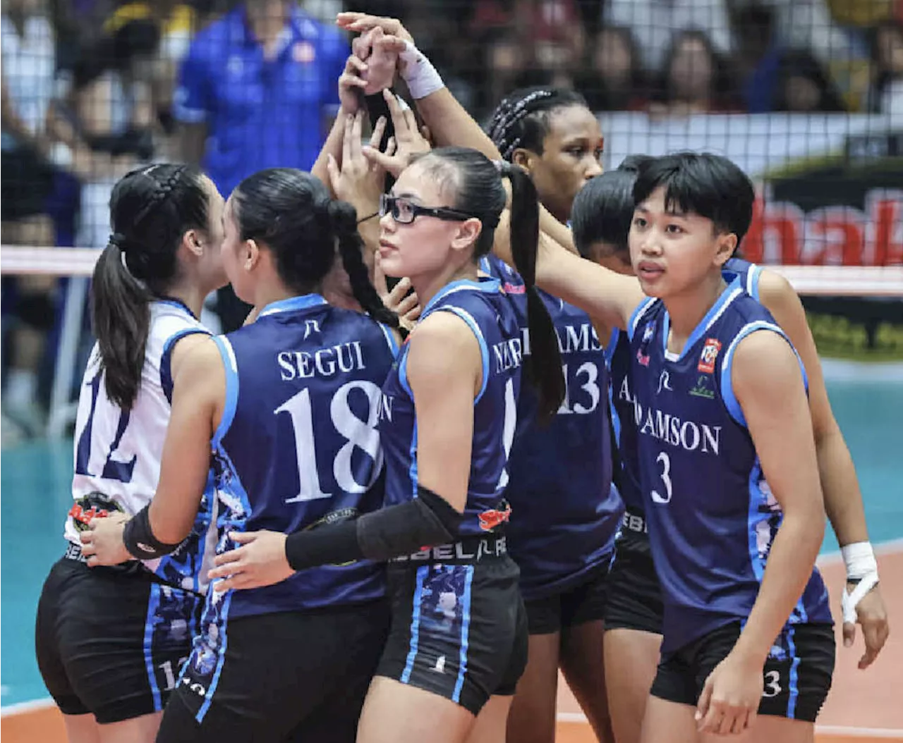 Adamson University sweeps Shakey's SSL Cebu leg, defeats Ateneo for title