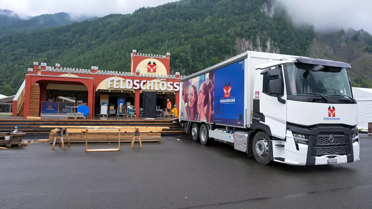 ESAF in Mollis: So löscht Feldschlösschen den Durst am Grossanlass