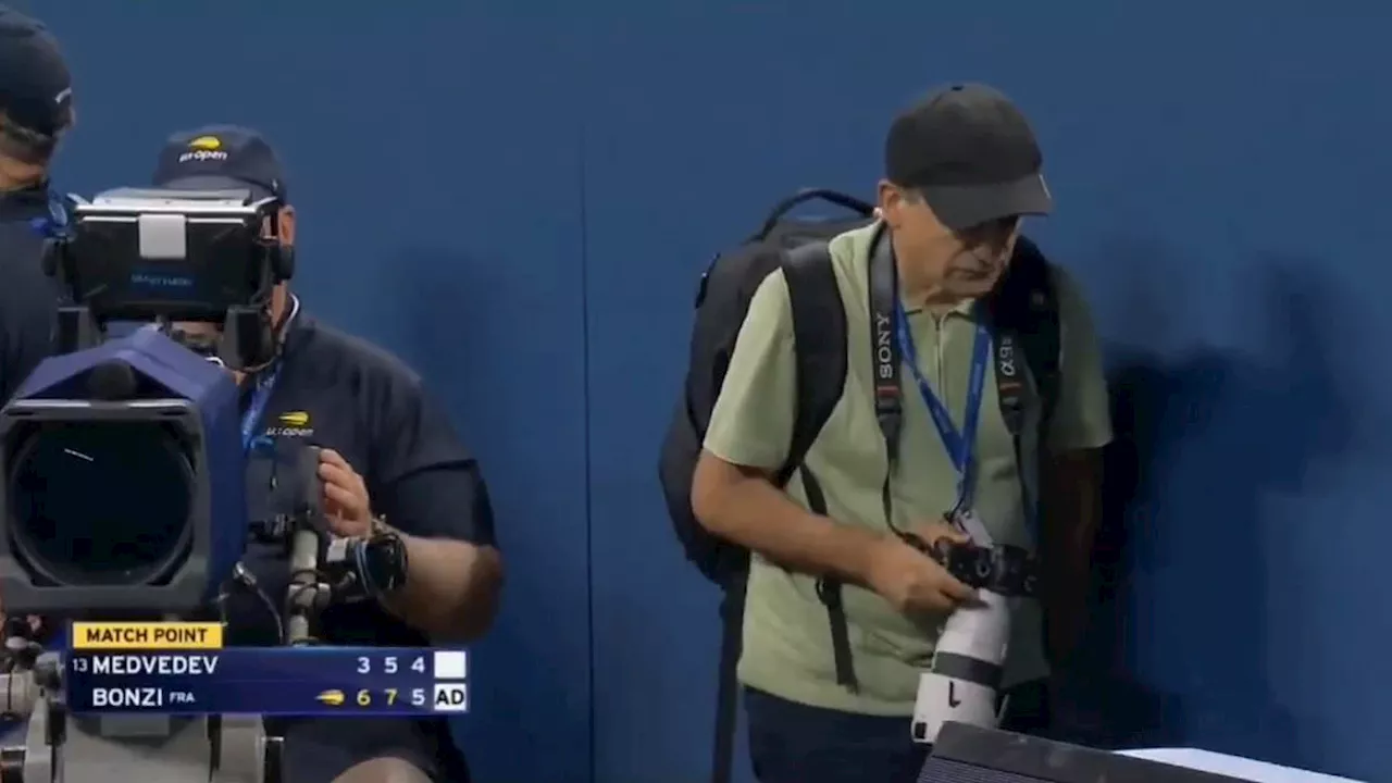 US Open photographer who sparked 7-minute Medvedev meltdown reveals the crucial moment they couldn't show on TV... as he calls in lawyers over 'LYNCHING'