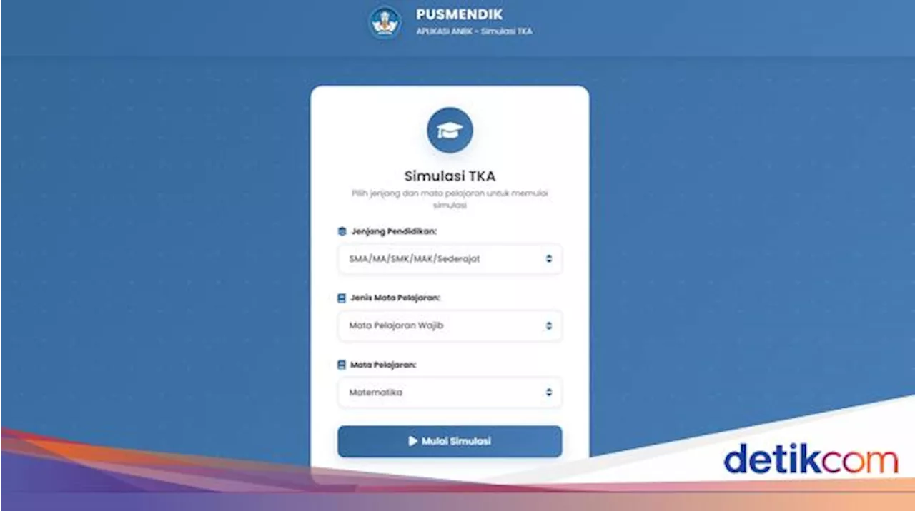 Simulasi TKA: Link, Cara, Jadwal, dan Ketentuan Mapel