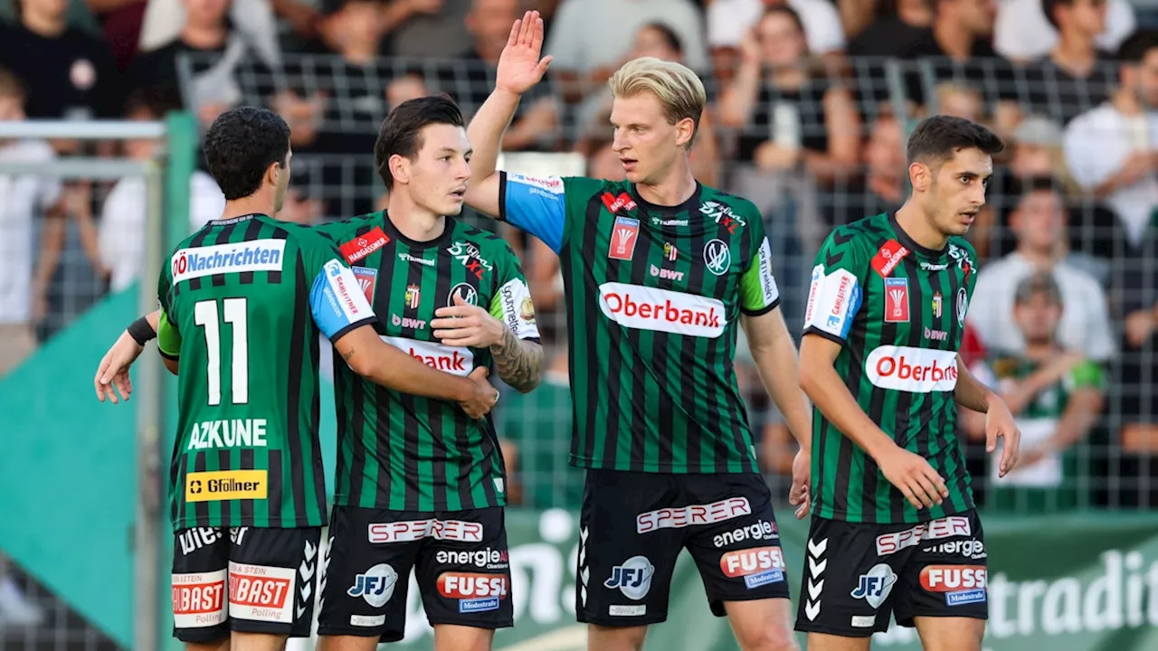  Ried und Admira weiter - Vienna scheidet aus