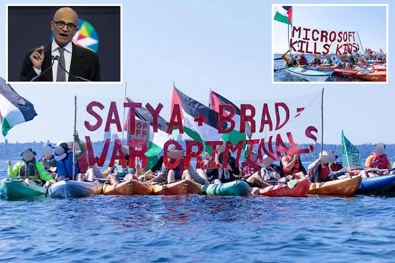 Microsoft asked FBI to track Gaza protests after activists showed up on kayaks outside homes of CEO, president