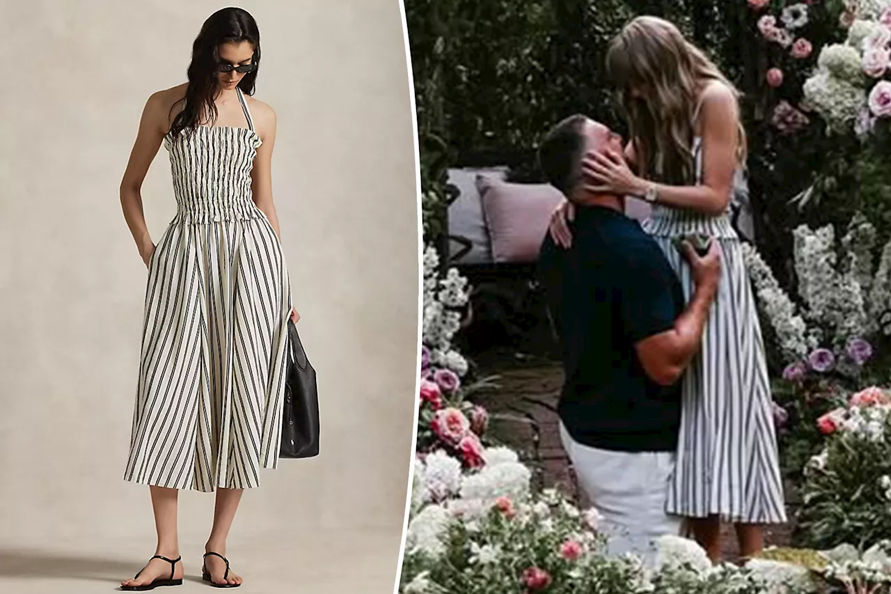 Taylor Swift got engaged in this Polo Ralph Lauren dress — and it's selling out fast