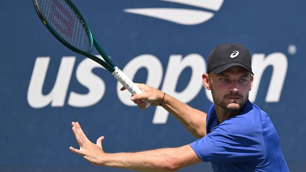 US Open : David Goffin, très solide, écarte le Français Quentin Halys et file au deuxième tour