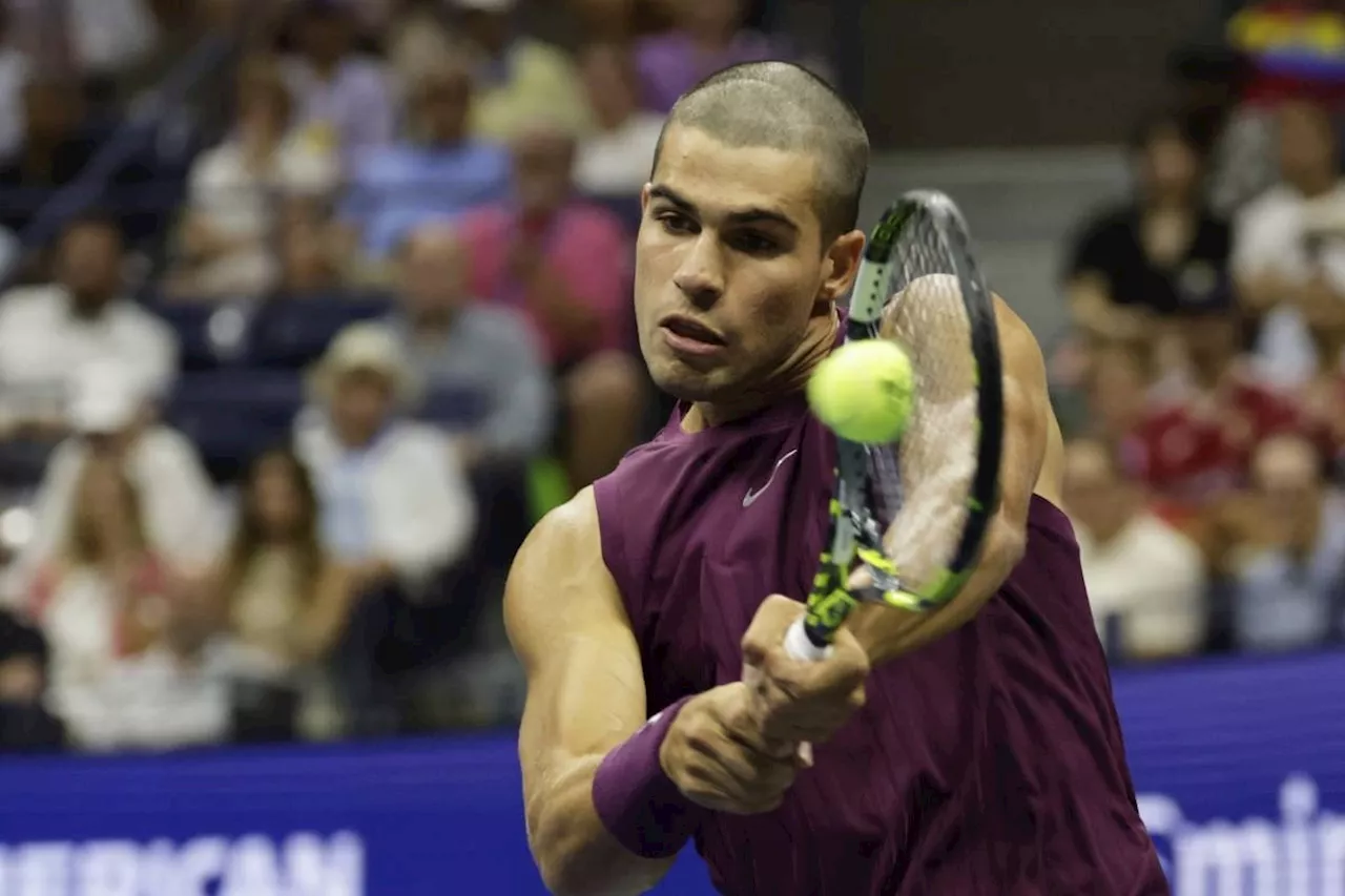 A cut above? Carlos Alcaraz's shaved head makes its US Open debut in his first-round win