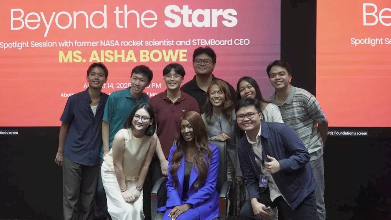 Aisha Bowe inspires next generation of innovators of Aboitiz Foundation