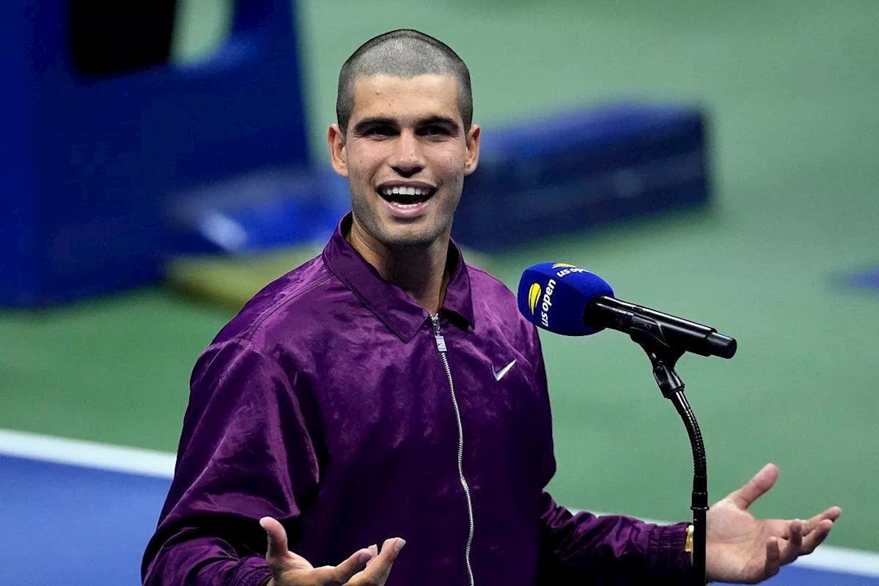 Carlos Alcaraz explains US Open buzz cut after brother’s clipper mishap