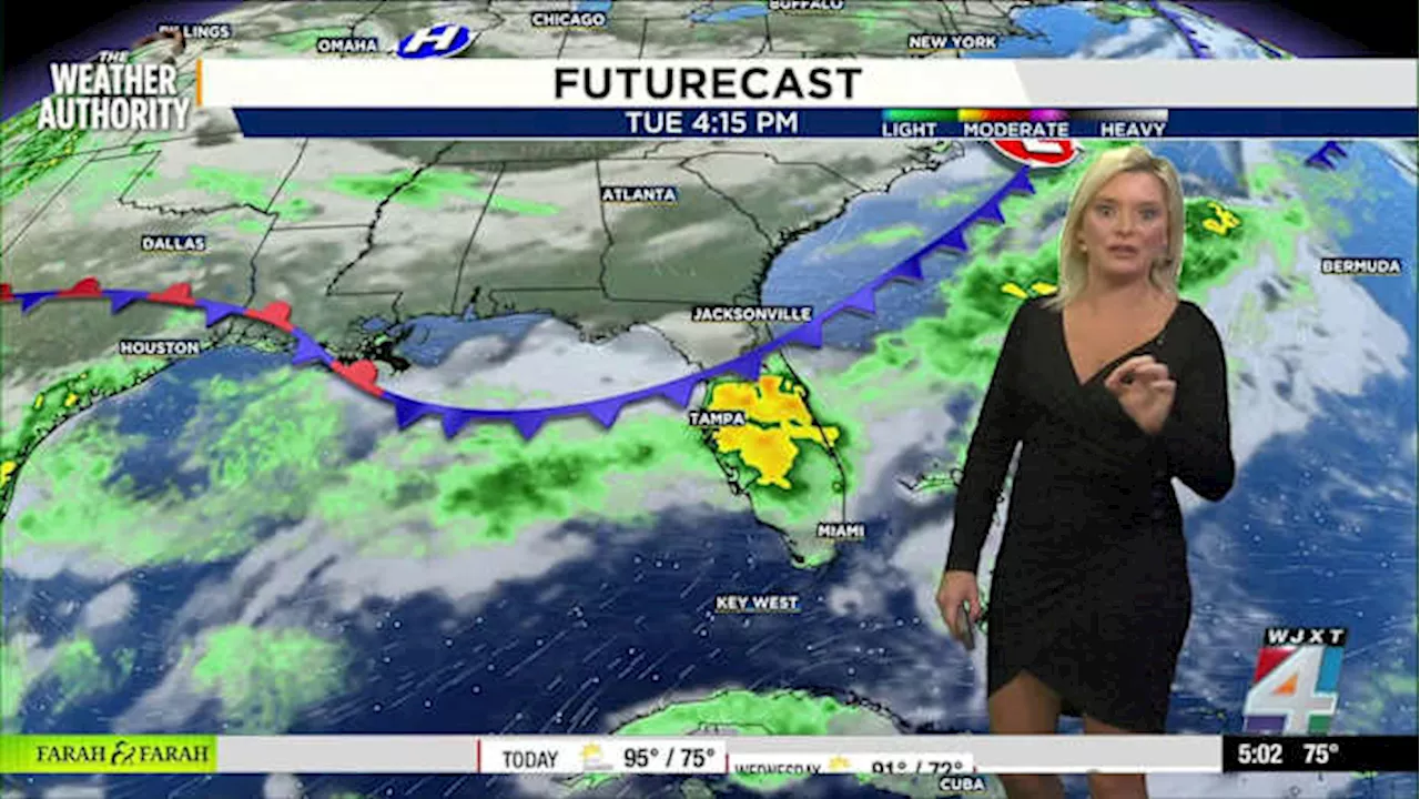 Jacksonville shifts to drier but still humid weather pattern