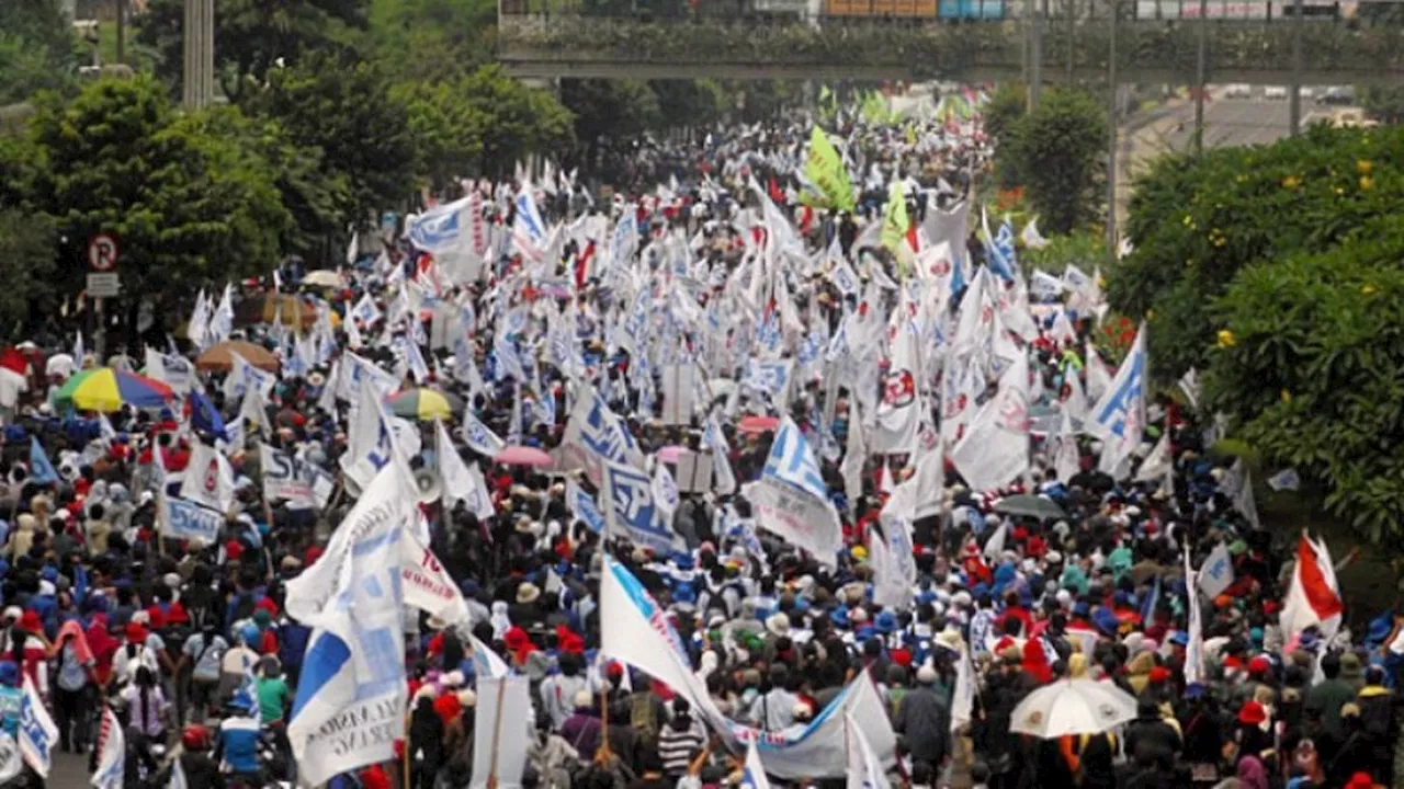 Mega Demo Buruh Kamis 28 Agustus 2025, Ini Titik Pusat Aksi dan Waktuya