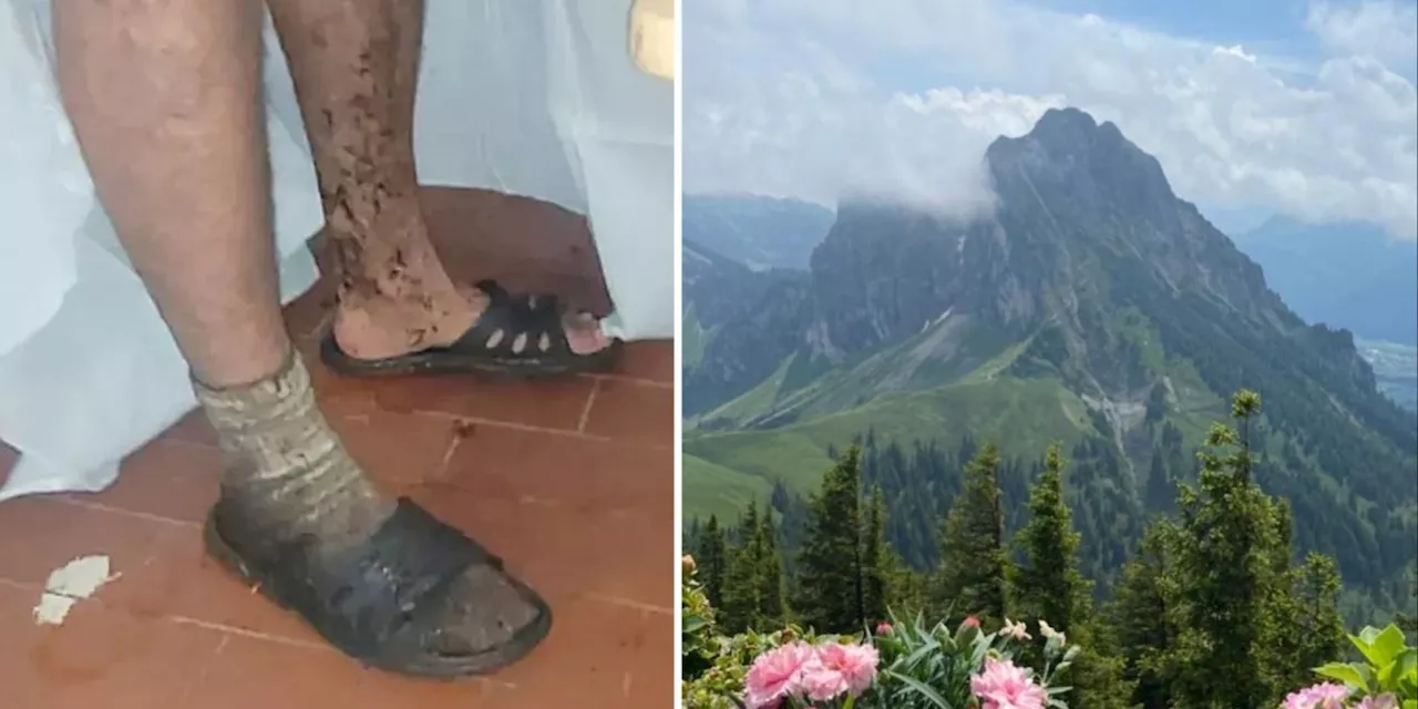 Deutsche Badeschlappen-Wanderer müssen gerettet werden