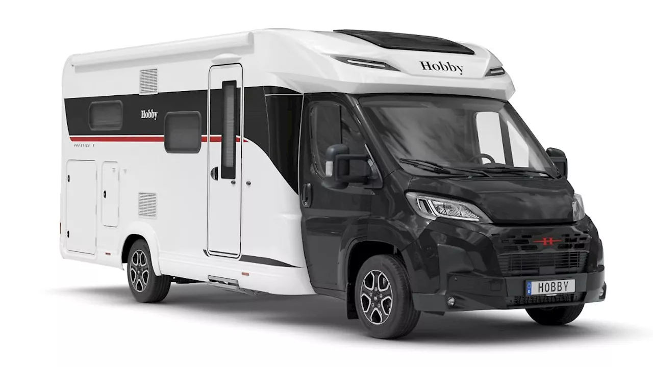 Bei Hobby feiert ein Teilintegrierter Premiere - Wohnmobil im maritimen Jacht-Design