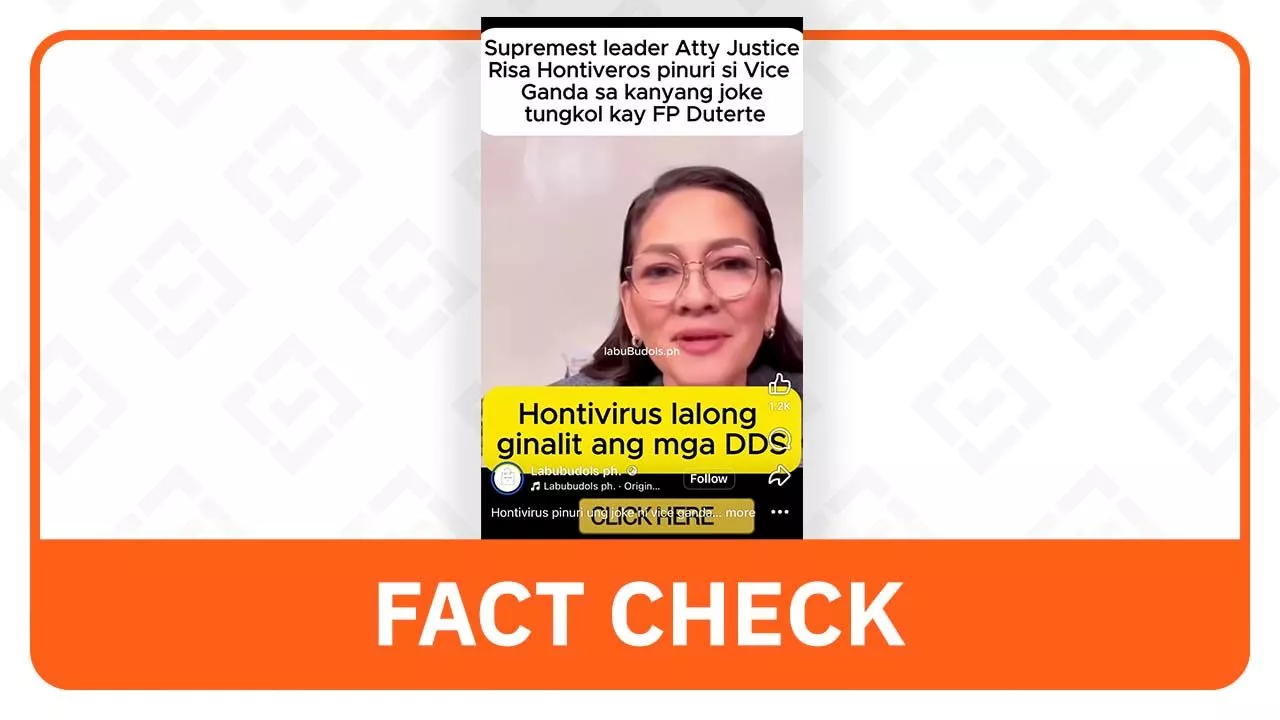 FACT CHECK: Hontiveros did not praise Vice Ganda’s viral ‘jet ski holiday’ joke about Duterte