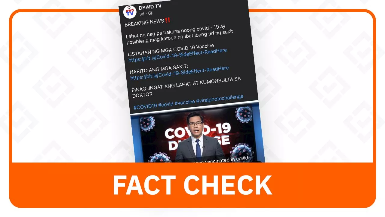 FACT CHECK: ‘Newscast’ of possible diseases caused by COVID-19 vaccine is AI-generated