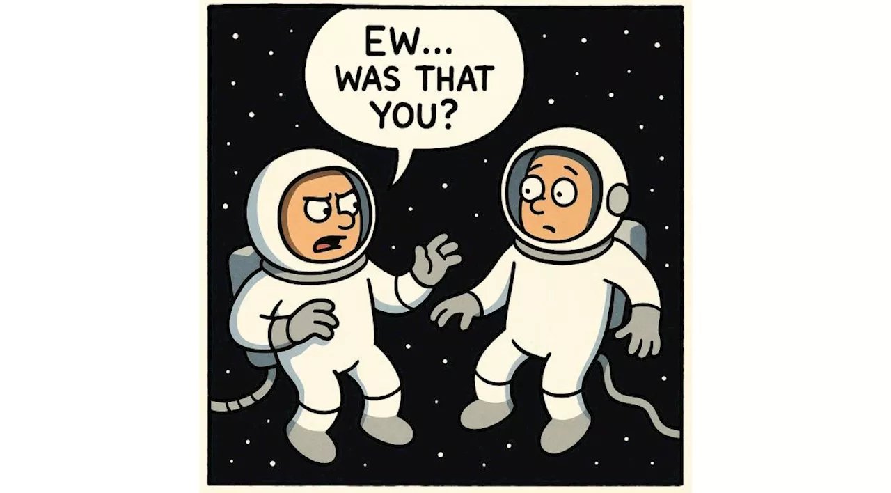 Quickcheck: Does space smell like burnt steak and body odour?