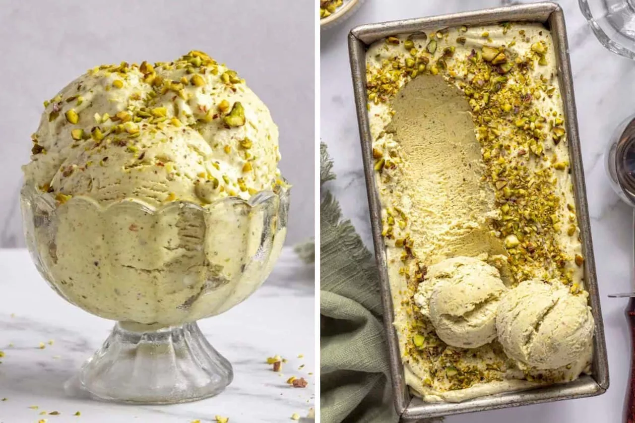 Homemade Pistachio Ice Cream Recipe