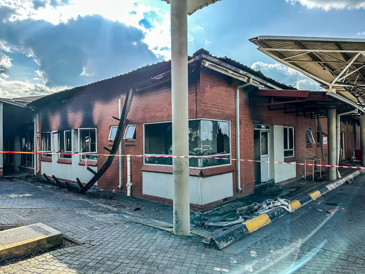 Patients suffer as Tembisa Hospital fire damage will only be repaired next year
