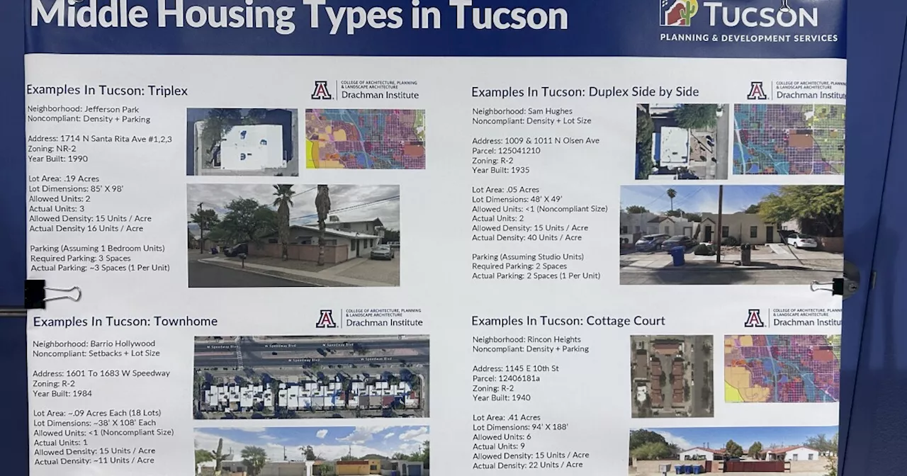 Where should 'middle housing' go? City of Tucson gathers thoughts from community