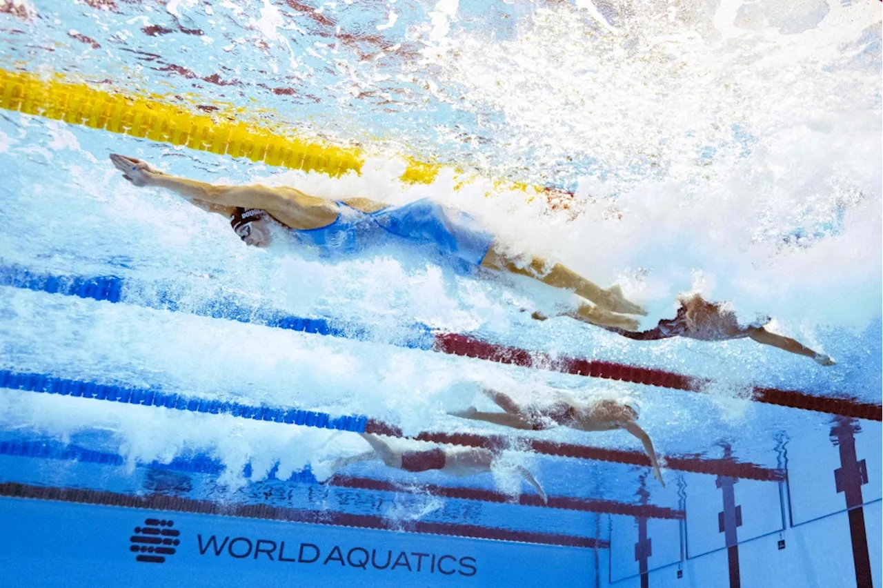 US swimmers set new world record for 4x100m mixed relay in Singapore