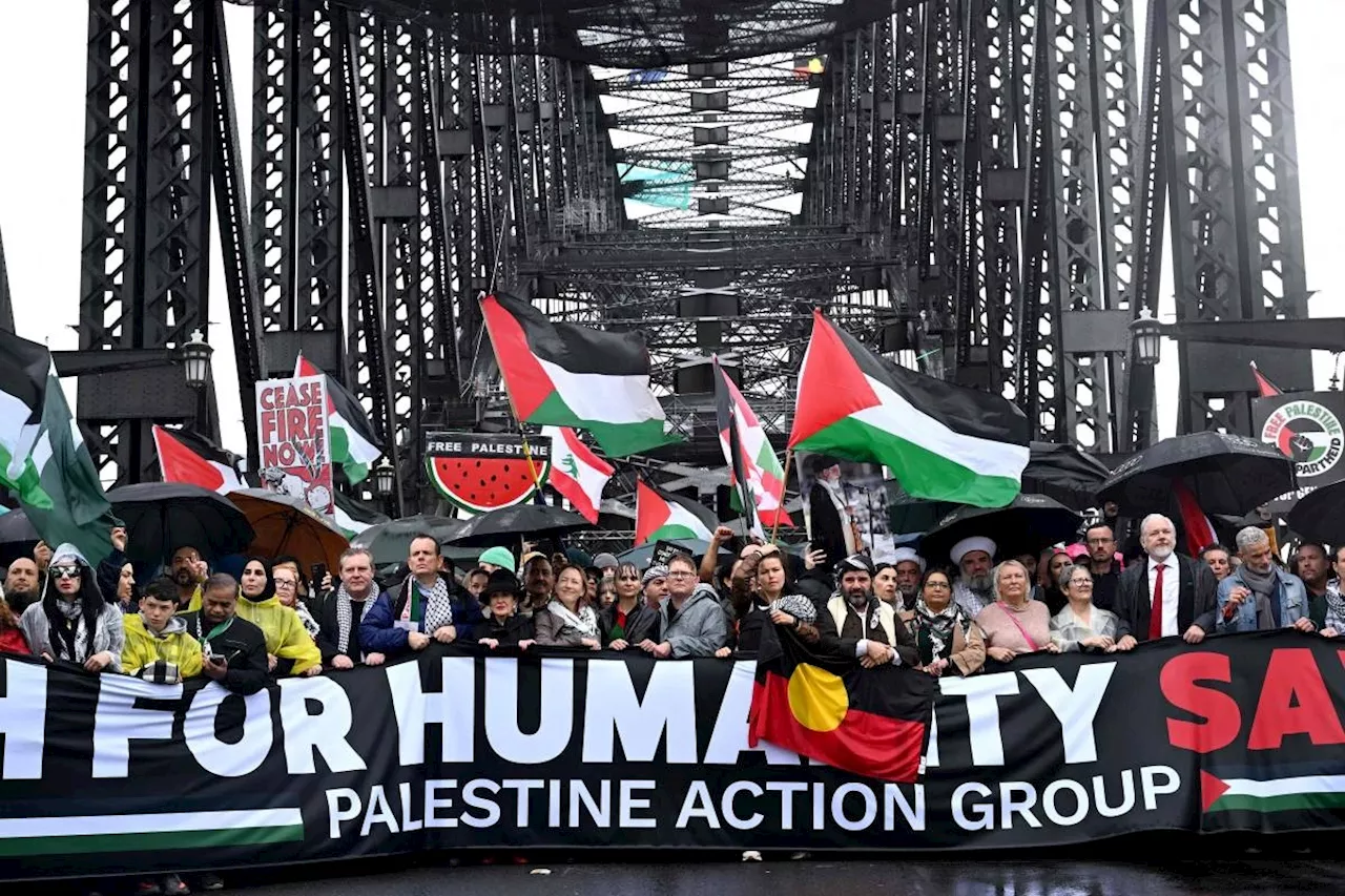 Thousands join Sydney pro-Palestinian march