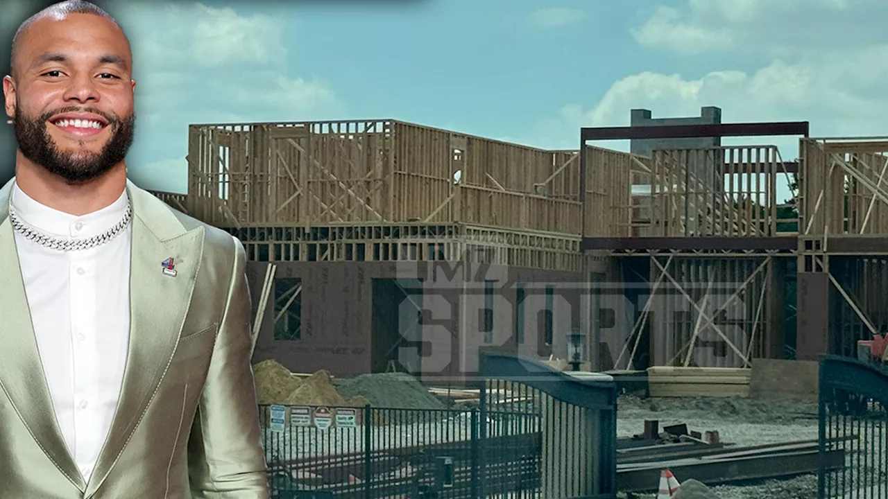 Dak Prescott's Massive Texas Mansion Taking Shape