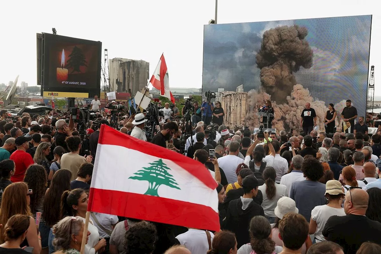 Hundreds gather to mark five years since Beirut blast, but justice still elusive