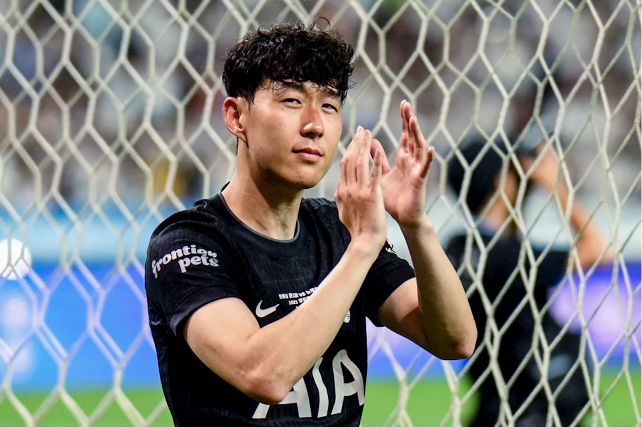 Spurs captain Son bids emotional goodbye in front of 65,000 fans in Seoul