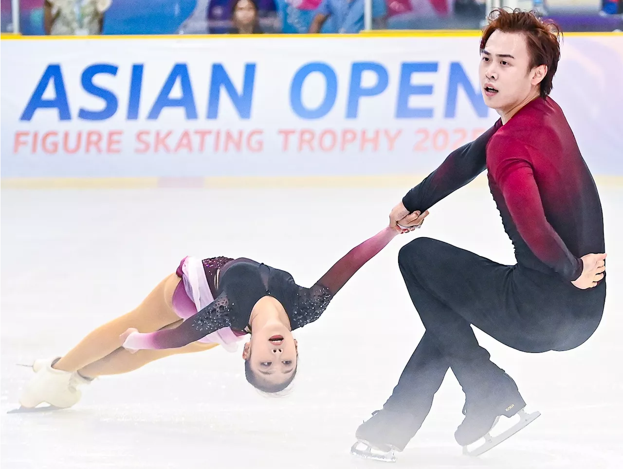 PH pair Gamez, Korovin bucks shaky start to bag bronze in Asian Open Figure Skating Trophy