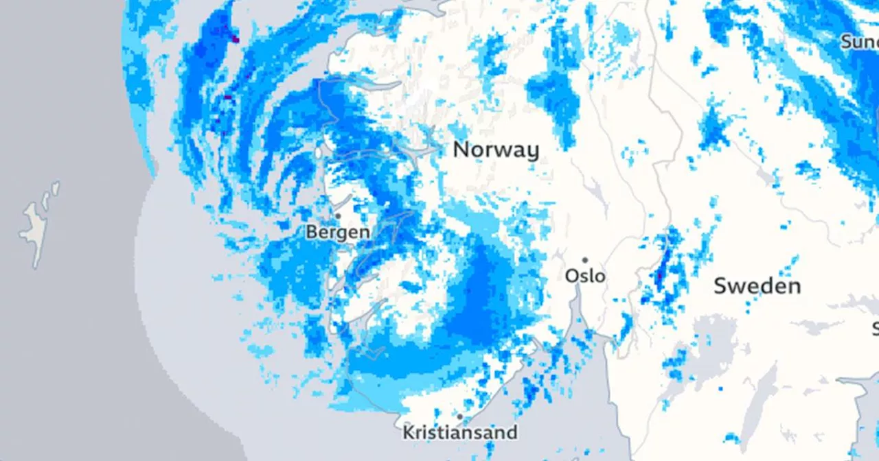 Stormen Floris har nått Sverige