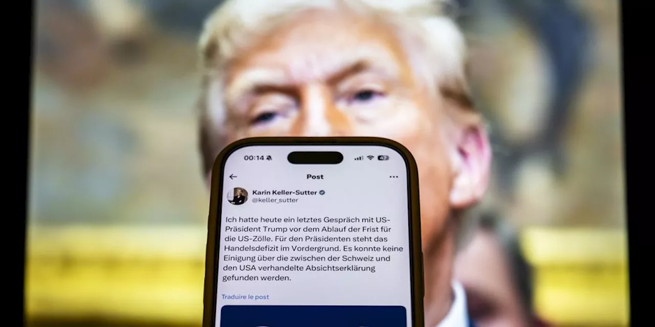 Donald Trump über Keller-Sutter: «Die Frau war nett, aber sie wollte nicht zuhören»