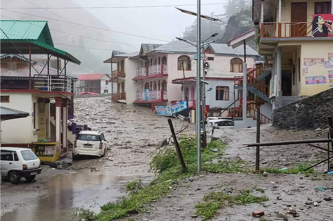 Flash flood washes out India Himalayan town, killing four