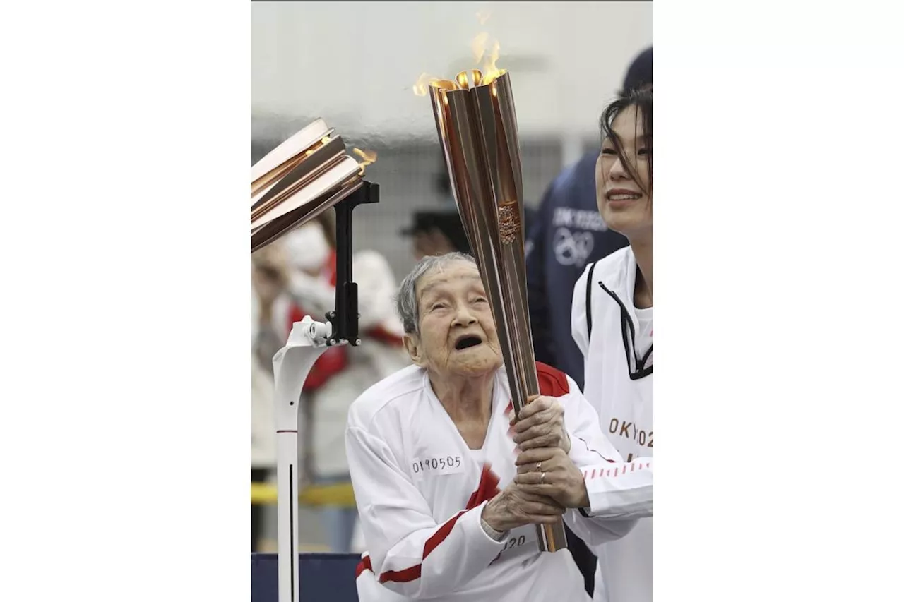 Japan's oldest person is a 114-year-old retired doctor who carried an Olympic torch in 2021