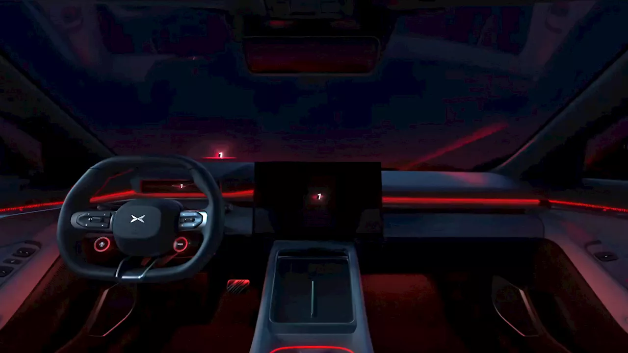 There’s An 87-Inch Surprise Waiting Inside Xpeng’s New Electric Sedan