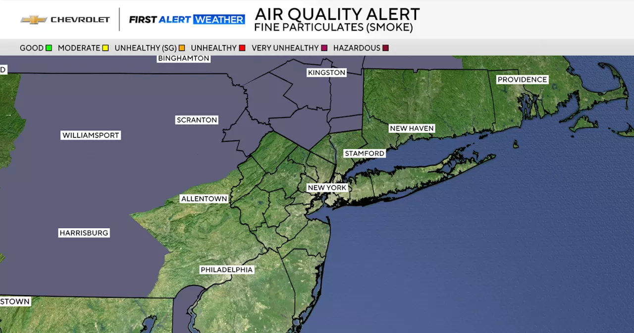Air quality alert for Hudson Valley today as haze lingers around NYC area